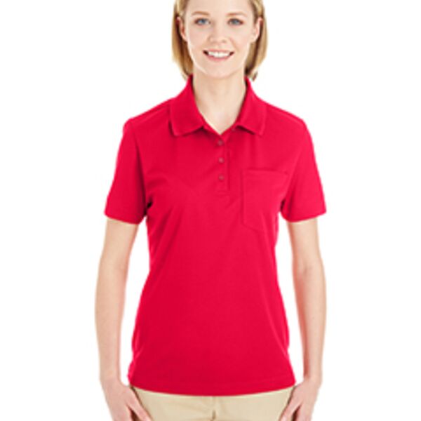 Ladies' Origin Performance Piqué Polo with Pocket Thumbnail