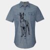 Men's Chambray Short Sleeve Shirt Thumbnail