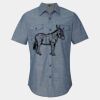 Men's Chambray Short Sleeve Shirt Thumbnail