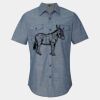 Men's Chambray Short Sleeve Shirt Thumbnail