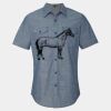 Men's Chambray Short Sleeve Shirt Thumbnail