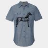 Men's Chambray Short Sleeve Shirt Thumbnail