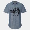 Men's Chambray Short Sleeve Shirt Thumbnail