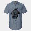 Men's Chambray Short Sleeve Shirt Thumbnail
