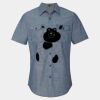 Men's Chambray Short Sleeve Shirt Thumbnail