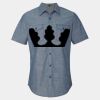 Men's Chambray Short Sleeve Shirt Thumbnail