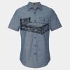 Men's Chambray Short Sleeve Shirt Thumbnail