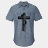 Men's Chambray Short Sleeve Shirt Thumbnail