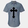 Men's Chambray Short Sleeve Shirt Thumbnail