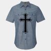 Men's Chambray Short Sleeve Shirt Thumbnail