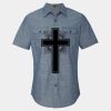 Men's Chambray Short Sleeve Shirt Thumbnail