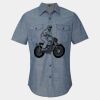 Men's Chambray Short Sleeve Shirt Thumbnail